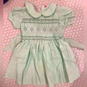 Vintage hand embroidered dress 2T